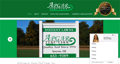 Desktop Screenshot of apgarturffarm.com
